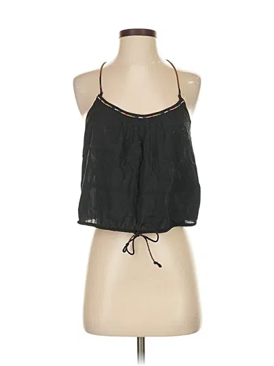 Pre-owned American Eagle Outfitters Sleeveless Blouse In Black