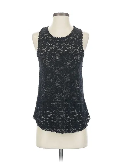 Pre-owned American Eagle Outfitters Sleeveless Blouse In Black