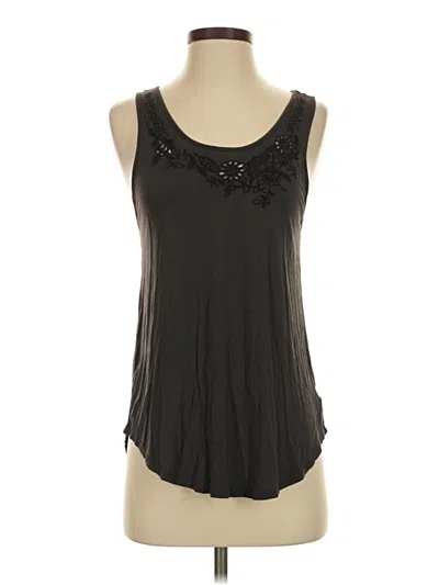 Pre-owned American Eagle Outfitters Sleeveless Blouse In Black
