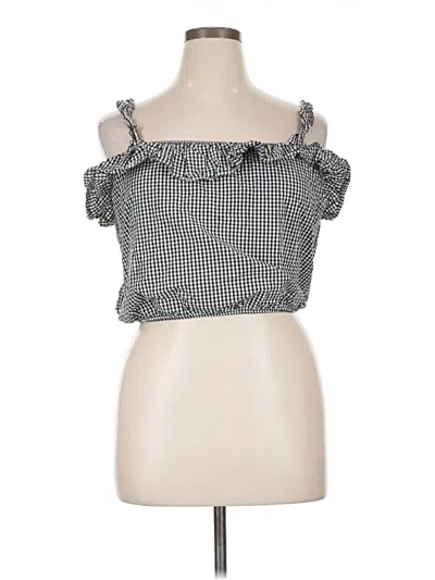 Pre-owned American Eagle Outfitters Sleeveless Blouse In Black
