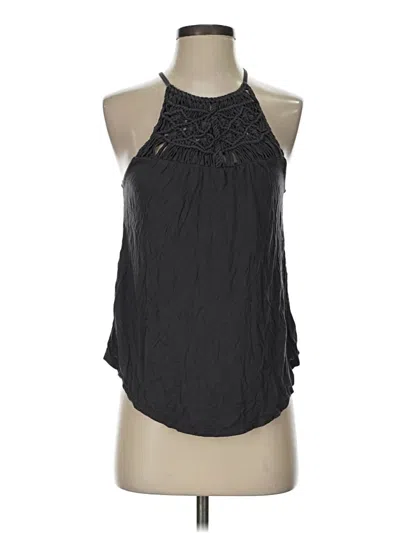 Pre-owned American Eagle Outfitters Sleeveless Blouse In Black