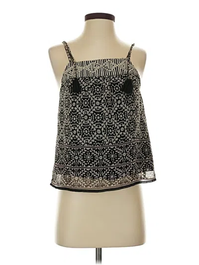 Pre-owned American Eagle Outfitters Sleeveless Blouse In Black