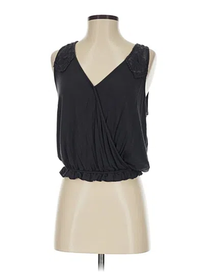 Pre-owned American Eagle Outfitters Sleeveless Blouse In Black