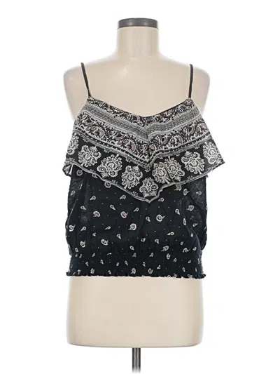Pre-owned American Eagle Outfitters Sleeveless Blouse In Black