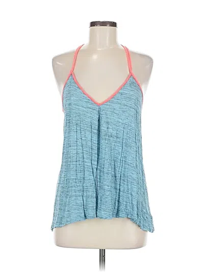 Pre-owned American Eagle Outfitters Sleeveless Blouse In Blue