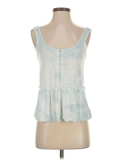 Pre-owned American Eagle Outfitters Sleeveless Blouse In Blue