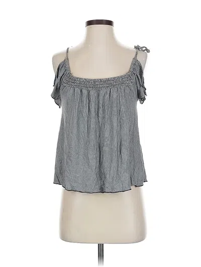 Pre-owned American Eagle Outfitters Sleeveless Blouse In Gray