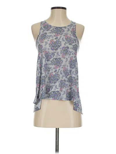 Pre-owned American Eagle Outfitters Sleeveless Blouse In Gray