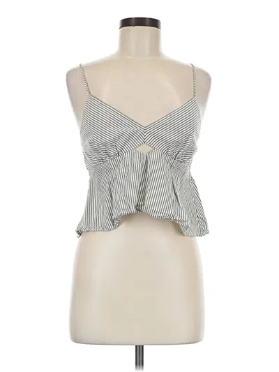 Pre-owned American Eagle Outfitters Sleeveless Blouse In Gray