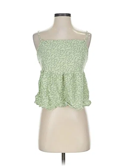Pre-owned American Eagle Outfitters Sleeveless Blouse In Green
