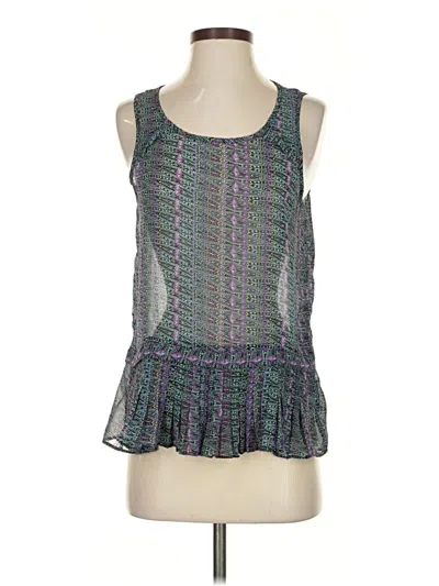 Pre-owned American Eagle Outfitters Sleeveless Blouse In Green