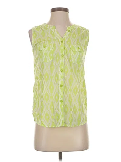 Pre-owned American Eagle Outfitters Sleeveless Blouse In Green