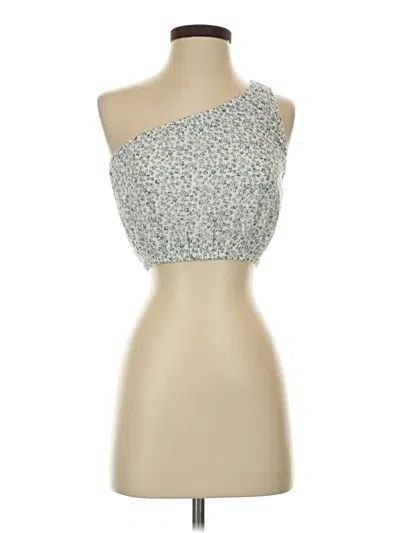 Pre-owned American Eagle Outfitters Sleeveless Blouse In Ivory
