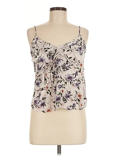 Pre-owned American Eagle Outfitters Sleeveless Blouse In Ivory