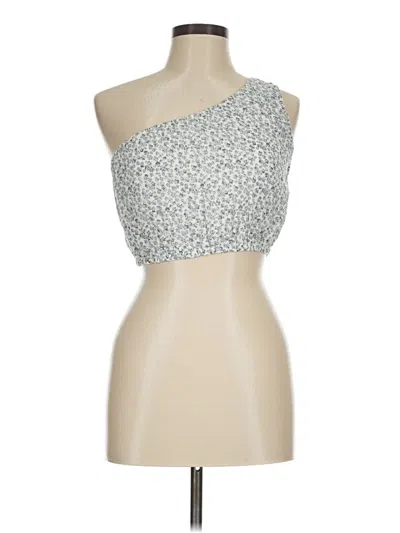 Pre-owned American Eagle Outfitters Sleeveless Blouse In Ivory