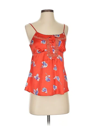 Pre-owned American Eagle Outfitters Sleeveless Blouse In Orange