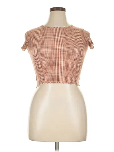 Pre-owned American Eagle Outfitters Sleeveless Blouse In Orange
