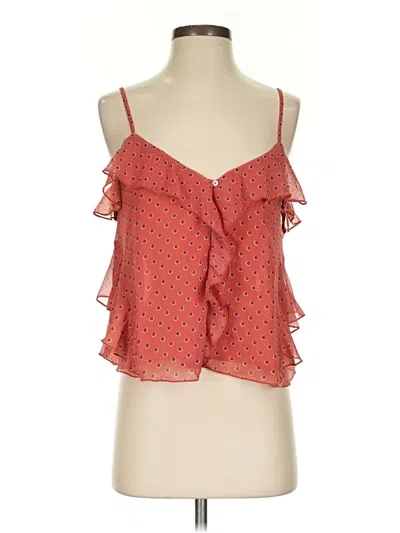 Pre-owned American Eagle Outfitters Sleeveless Blouse In Orange