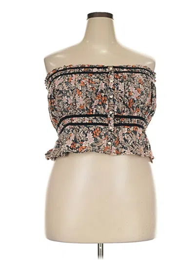 Pre-owned American Eagle Outfitters Sleeveless Blouse In Orange