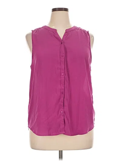 Pre-owned American Eagle Outfitters Sleeveless Blouse In Pink