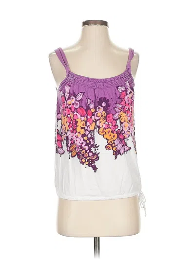 Pre-owned American Eagle Outfitters Sleeveless Blouse In Purple