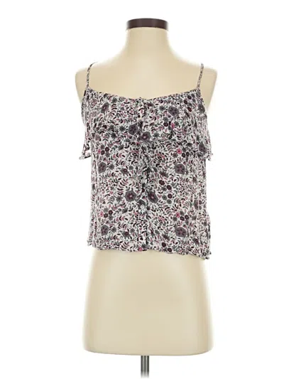 Pre-owned American Eagle Outfitters Sleeveless Blouse In Purple