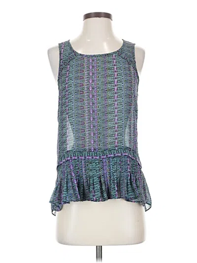 Pre-owned American Eagle Outfitters Sleeveless Blouse In Purple