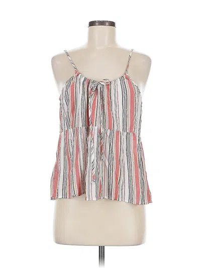 Pre-owned American Eagle Outfitters Sleeveless Blouse In Red