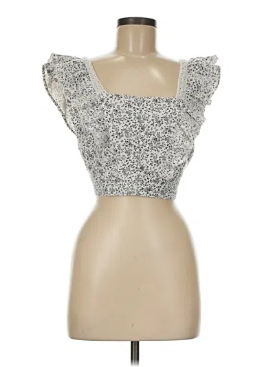 Pre-owned American Eagle Outfitters Sleeveless Blouse In Silver