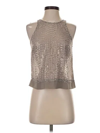 Pre-owned American Eagle Outfitters Sleeveless Blouse In Silver