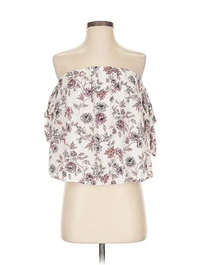 Pre-owned American Eagle Outfitters Sleeveless Blouse In White