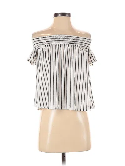 Pre-owned American Eagle Outfitters Sleeveless Blouse In White