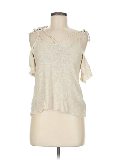 Pre-owned American Eagle Outfitters Sleeveless Blouse In White