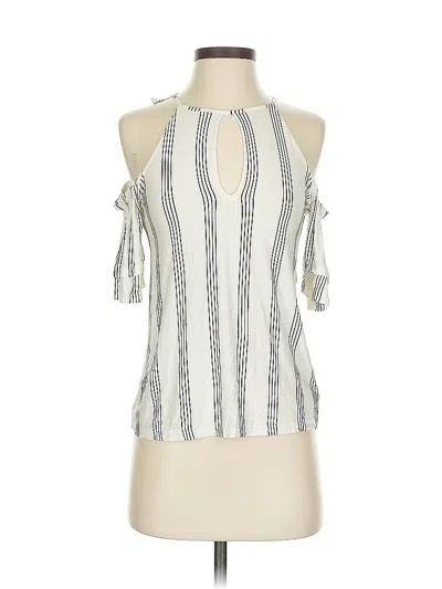 Pre-owned American Eagle Outfitters Sleeveless Blouse In White