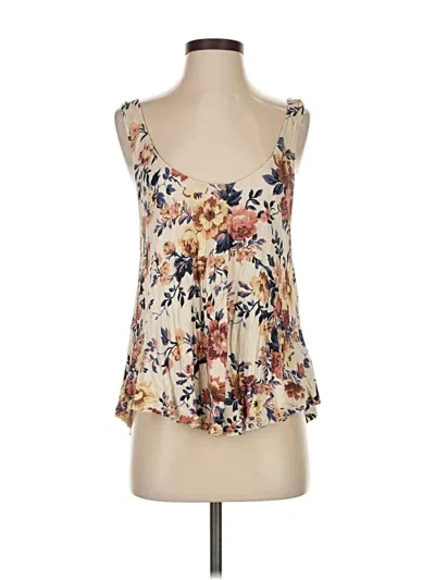 Pre-owned American Eagle Outfitters Sleeveless Blouse In White