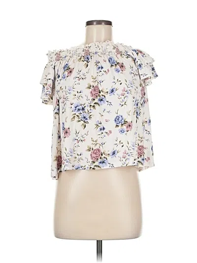 Pre-owned American Eagle Outfitters Sleeveless Blouse In White