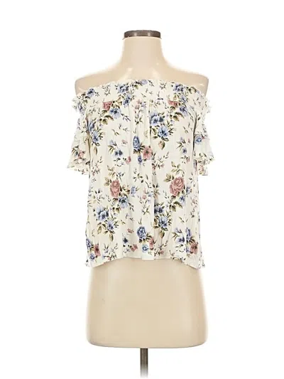 Pre-owned American Eagle Outfitters Sleeveless Blouse In White