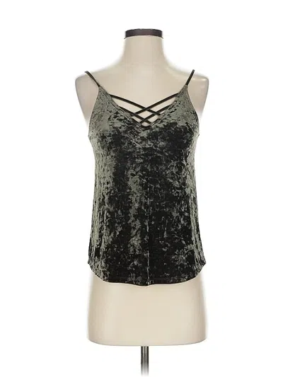 Pre-owned American Eagle Outfitters Sleeveless Top Black Halter Neckline Tops