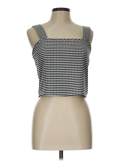 Pre-owned American Eagle Outfitters Sleeveless Top Black Square Neckline Tops