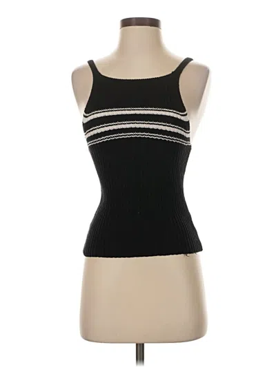 Pre-owned American Eagle Outfitters Sleeveless Top Black Strapless Neckline Tops