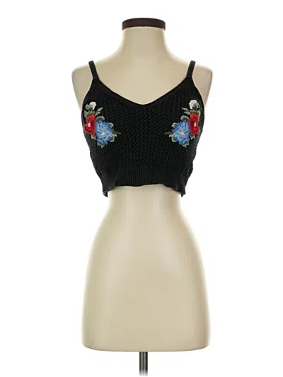 Pre-owned American Eagle Outfitters Sleeveless Top Black Sweetheart Neckline Tops