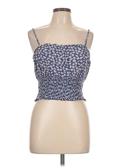 Pre-owned American Eagle Outfitters Sleeveless Top Blue Sweetheart Neckline Tops