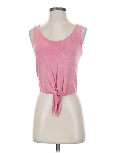 Pre-owned American Eagle Outfitters Sleeveless Top Pink Halter Neckline Tops