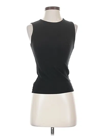 Pre-owned American Eagle Outfitters Sleeveless T-shirt In Black