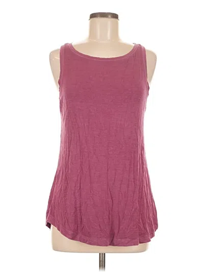 Pre-owned American Eagle Outfitters Sleeveless T-shirt In Burgundy