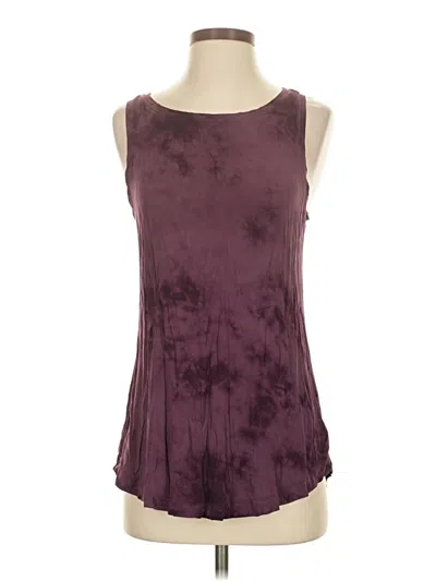 Pre-owned American Eagle Outfitters Sleeveless T-shirt In Burgundy