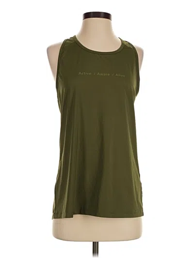 Pre-owned American Eagle Outfitters Sleeveless T-shirt In Green