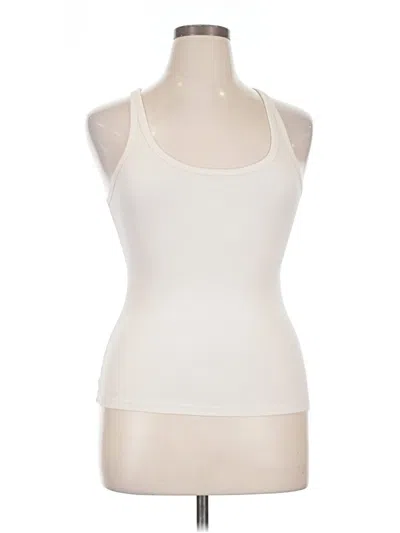 Pre-owned American Eagle Outfitters Sleeveless T-shirt In Ivory