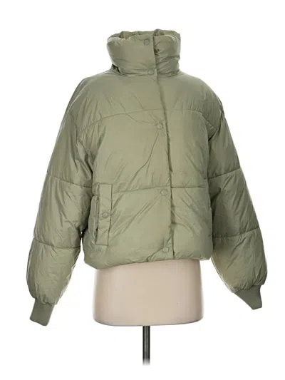 Pre-owned American Eagle Outfitters Snow Jacket In Green