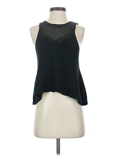 Pre-owned American Eagle Outfitters Sweater Vest In Black